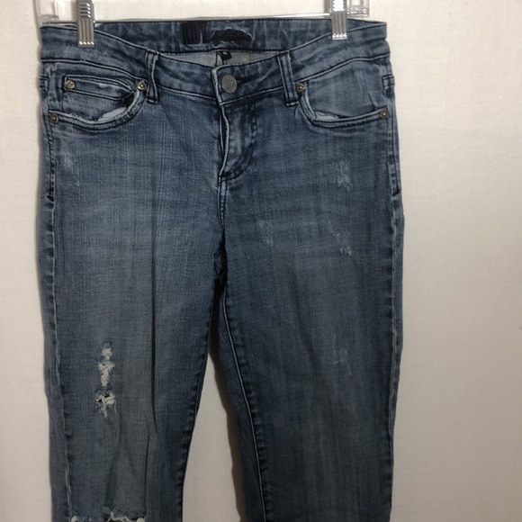 Kut from the Kloth distressed jeans size 4 - Picture 2 of 5